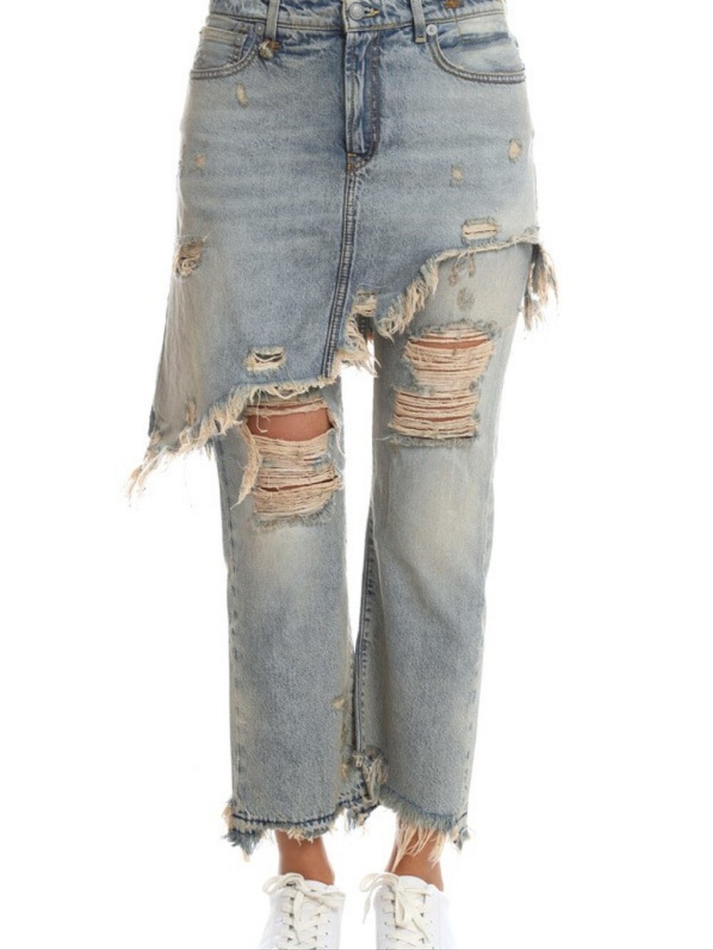 Asymmetrical Denim pants (Toronto)